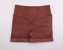 Load image into Gallery viewer, Clay Scrunch Shorts - Copper Brown