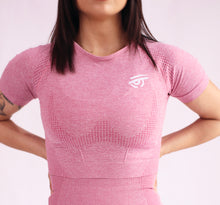 Load image into Gallery viewer, Do Work Seamless Crop Top - Pink